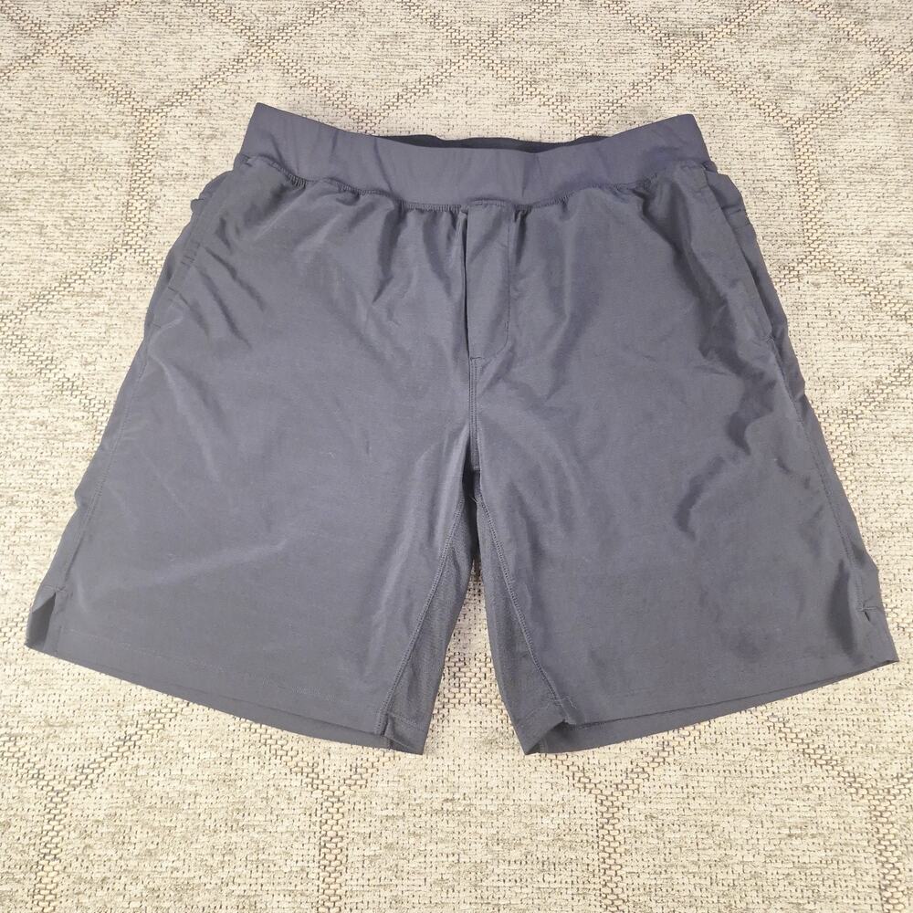 Black Fabletics Lined Athletic Training Gym Shorts Men's XL Performance Running